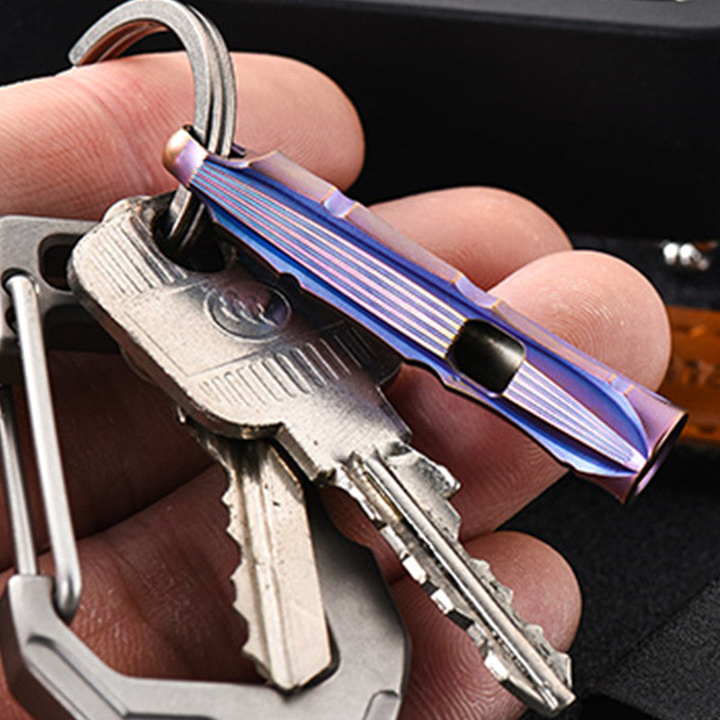 Titanium Alloy Waterproof Outdoor Survival Whistle
