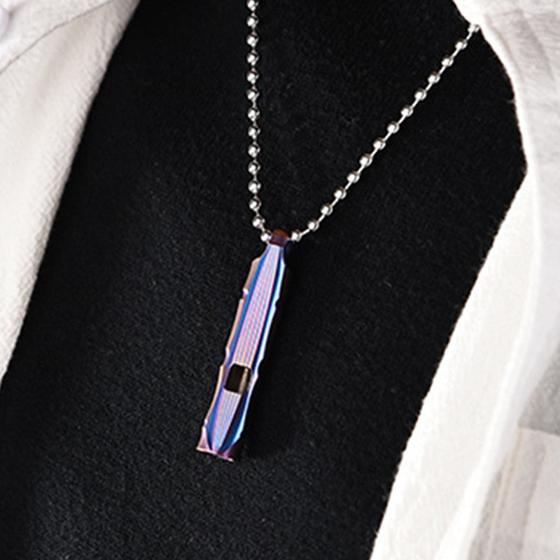 Titanium Alloy Waterproof Outdoor Survival Whistle