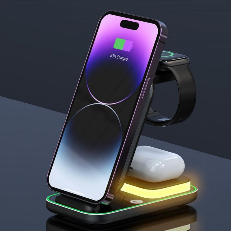 Multi-Functional Magnetic Wireless Charging Phone Stand