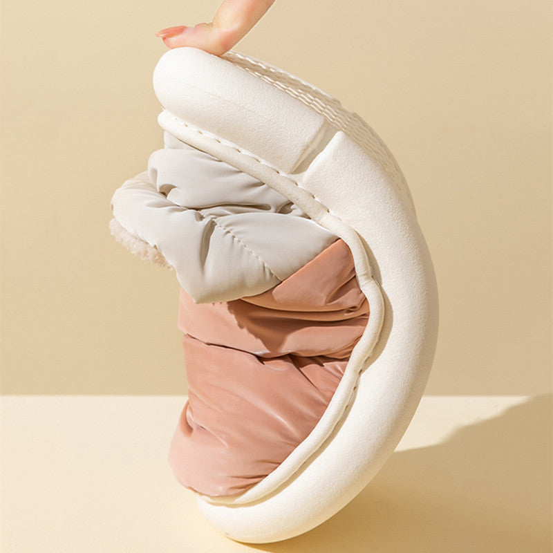 Non-Slip Waterproof Cotton Slippers