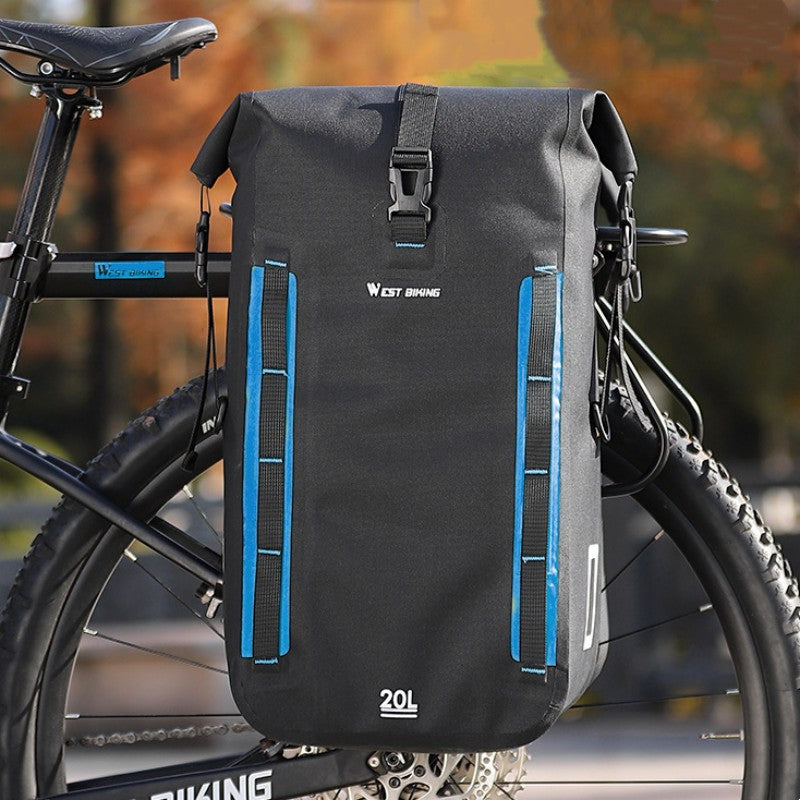 Waterproof Expandable Pannier Bag For Bicycle Rear Seat