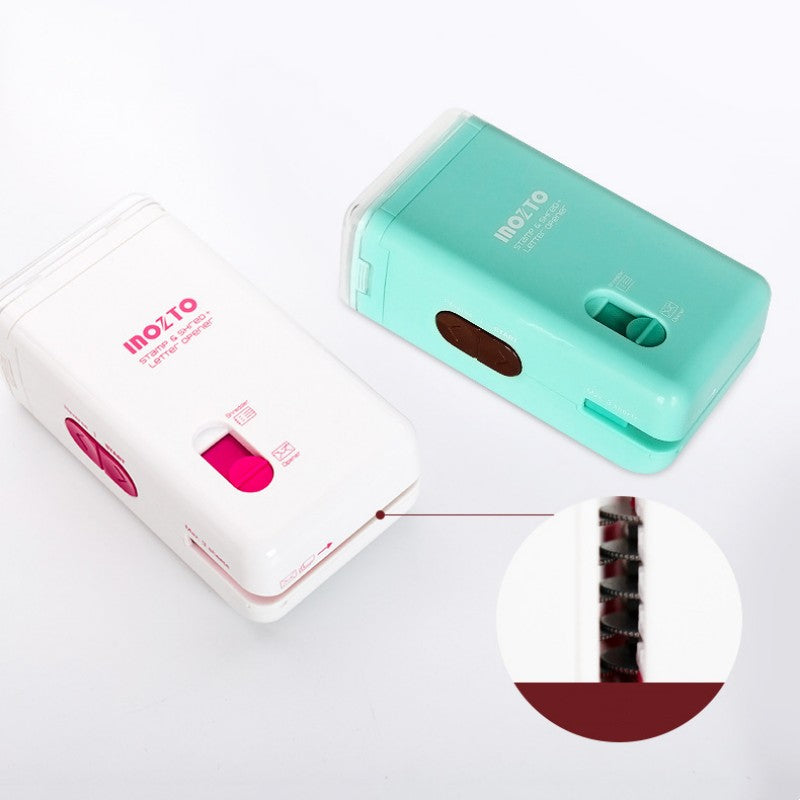 Three-In-One Mini Electric Confidential Shredder