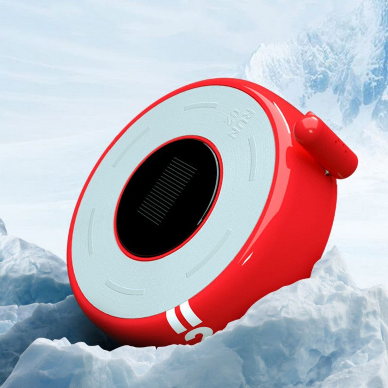 Solar-Powered Rotating Mini Car Aromatherapy Ornament