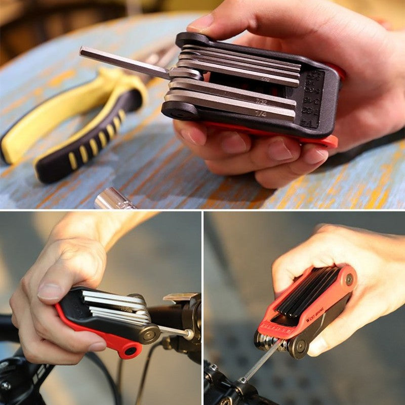 Multi-Functional Folding Inner Hexagon Repair Tool