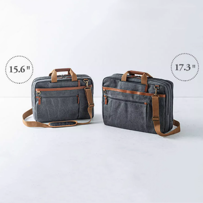 Retro Casual Crossbody Backpack With Laptop Compartment