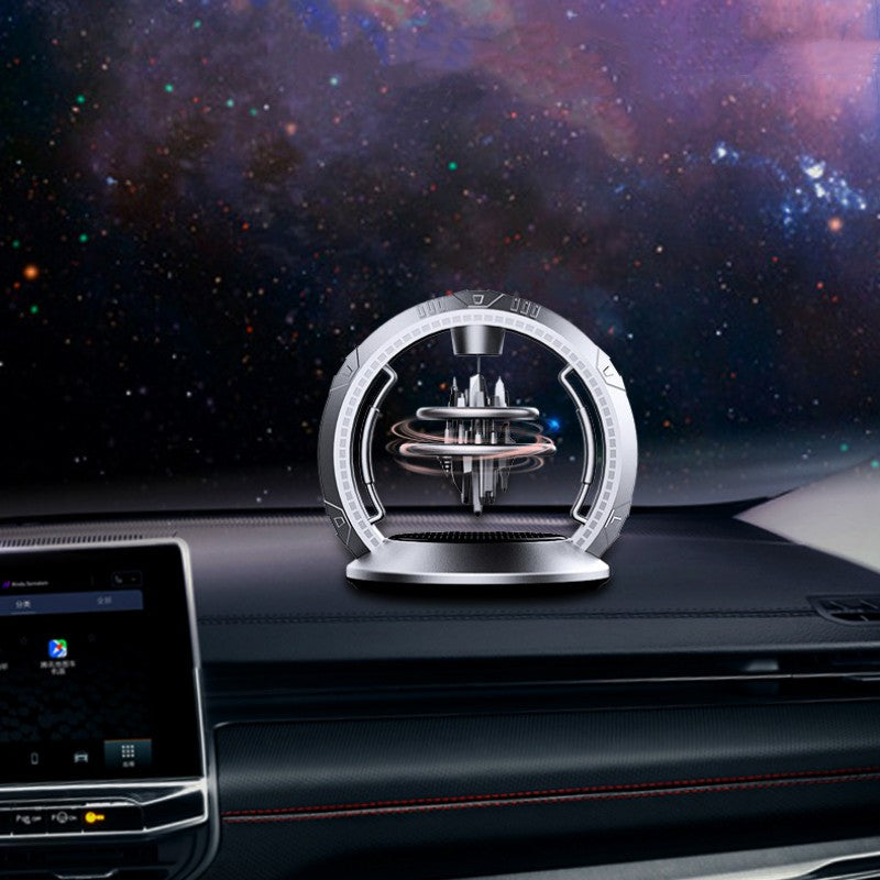 Solar-Powered Rotating Car Aromatherapy Diffuser