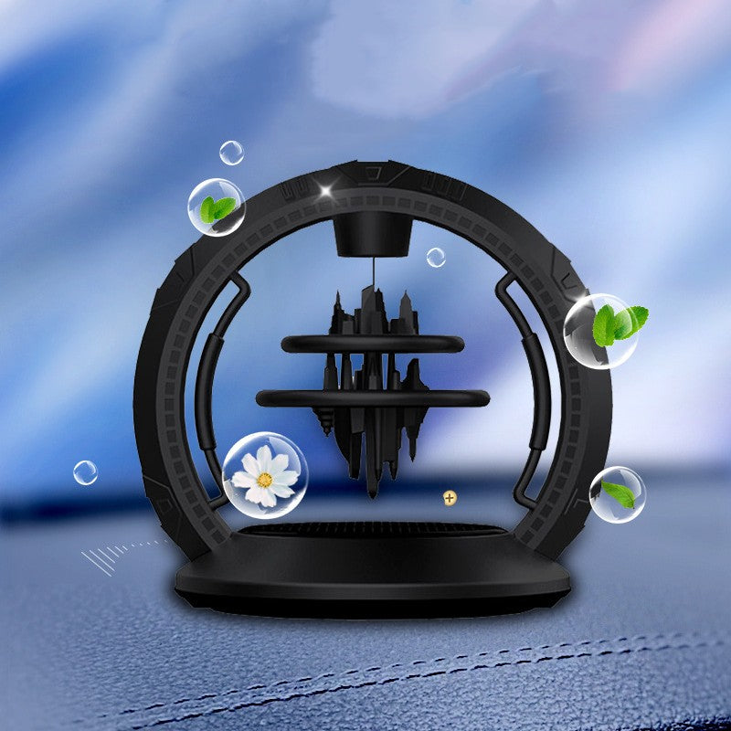 Solar-Powered Rotating Car Aromatherapy Diffuser