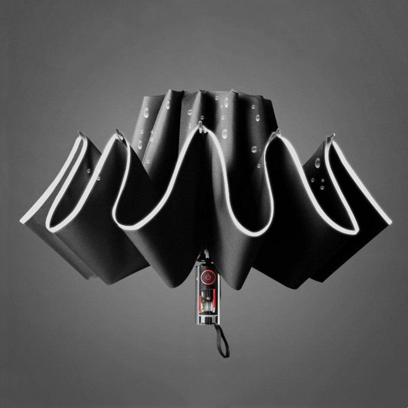 Super-Thick Fully Automatic Reverse Sun And Rain Folding Umbrella