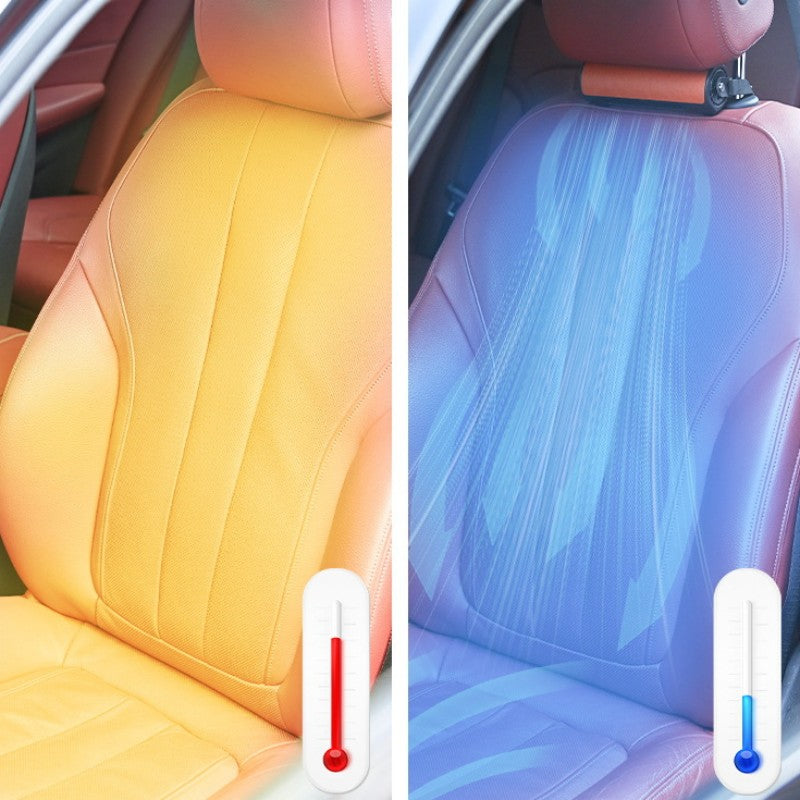 Car Seat Backrest Pillow Fan