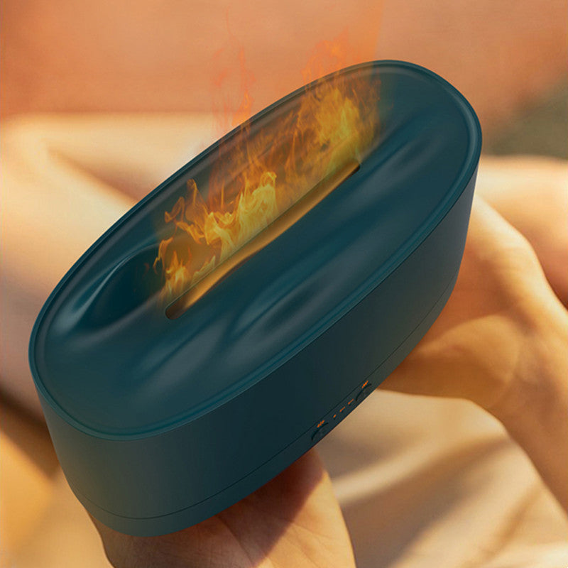 3D Flame USB Home Quiet Atmosphere Light Humidifier