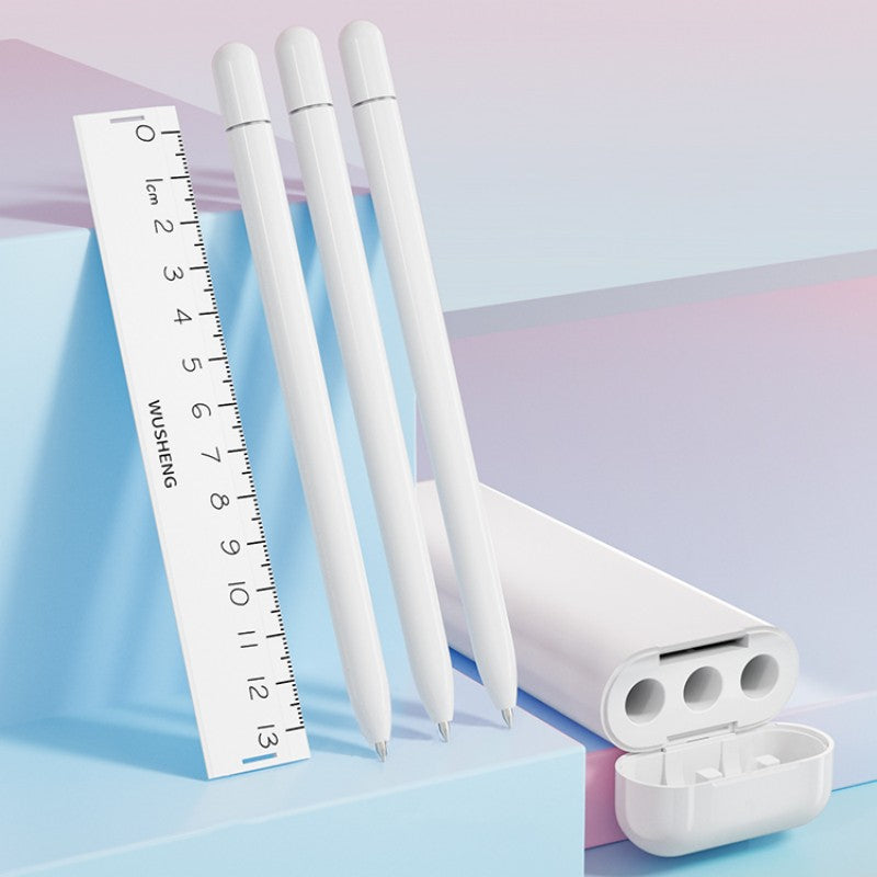 Minimalist And Portable High-Appearance Three-Pen Stationery Box