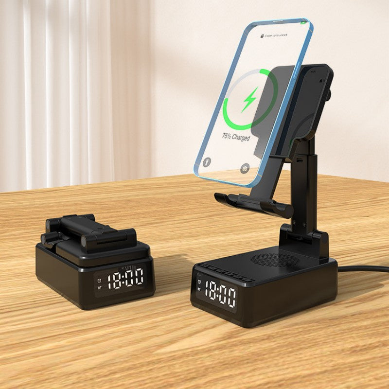 Bluetooth Speaker Wireless Charging Foldable Rotating Phone Stand