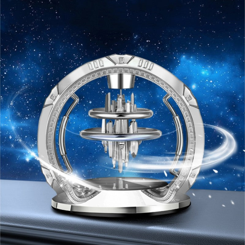 Solar-Powered Rotating Car Aromatherapy Diffuser