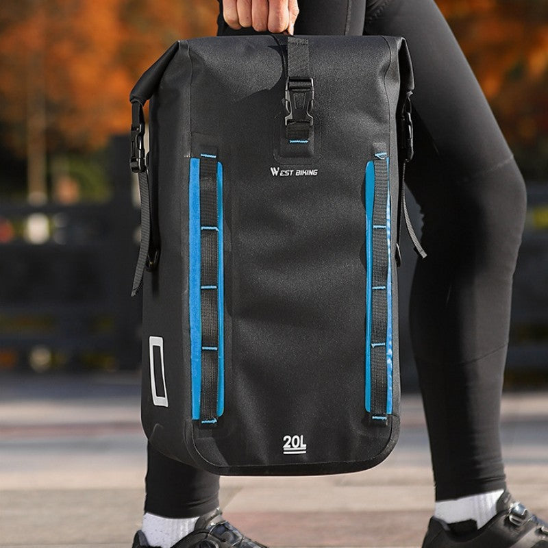 Waterproof Expandable Pannier Bag For Bicycle Rear Seat