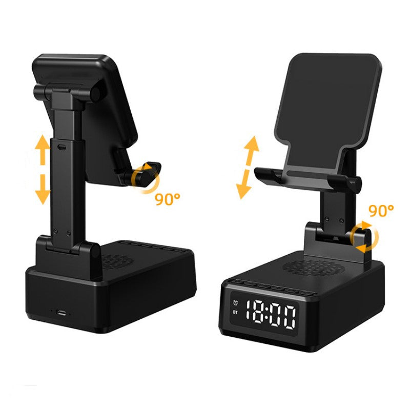 Bluetooth Speaker Wireless Charging Foldable Rotating Phone Stand