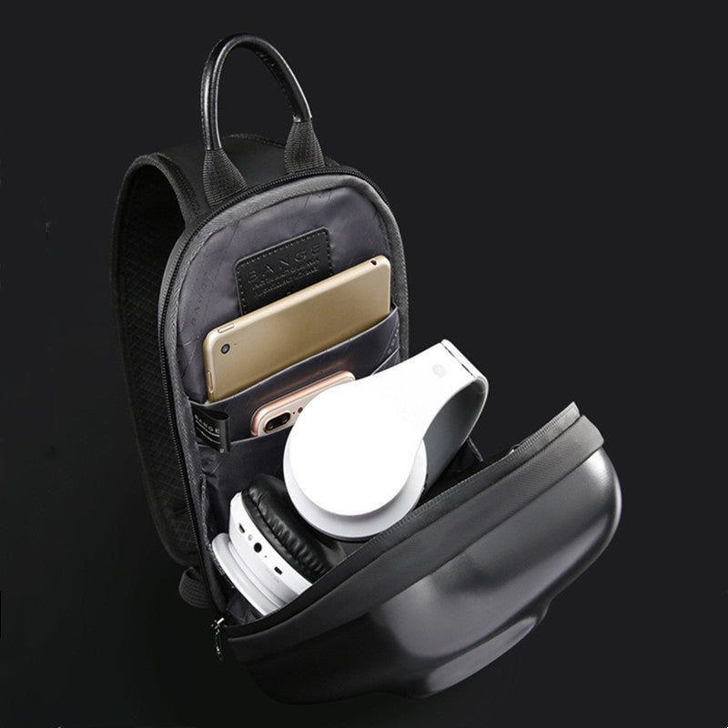 Casual Crossbody Hardshell Waterproof Sling Bag
