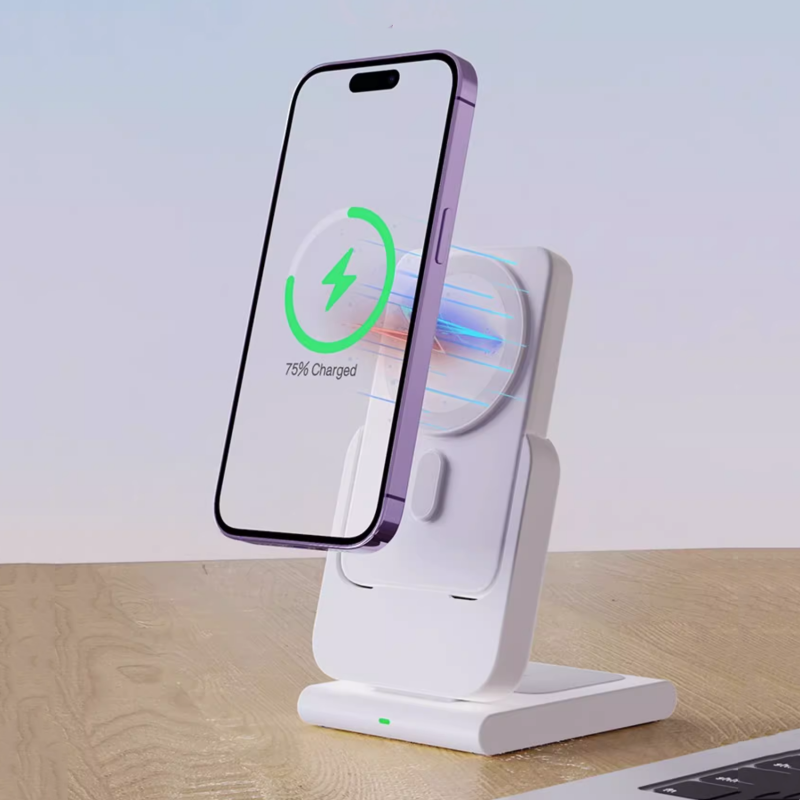Portable 3-In-1 Wireless Charger