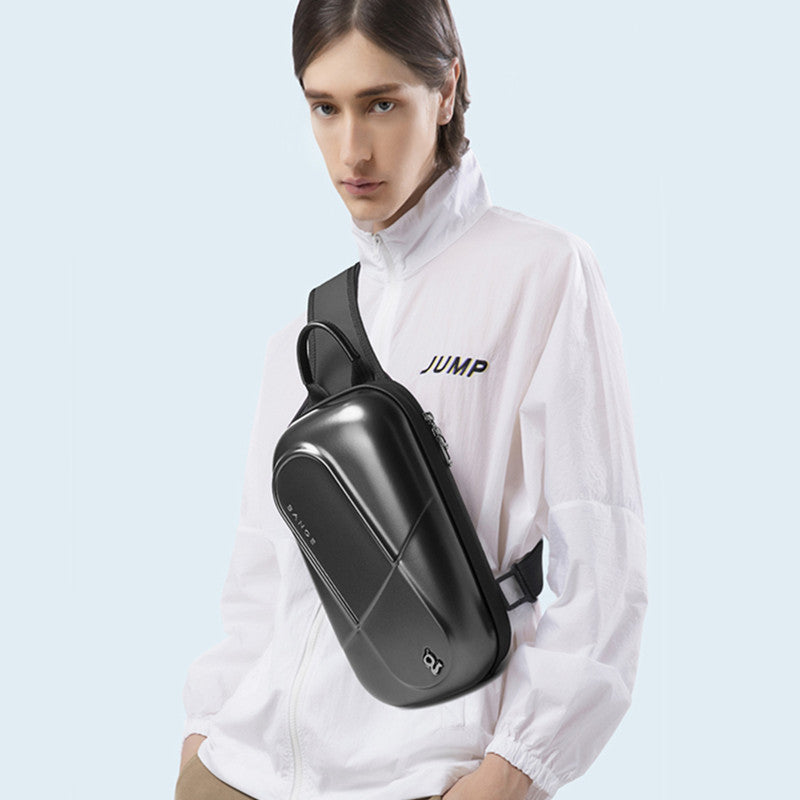 Casual Crossbody Hardshell Waterproof Sling Bag