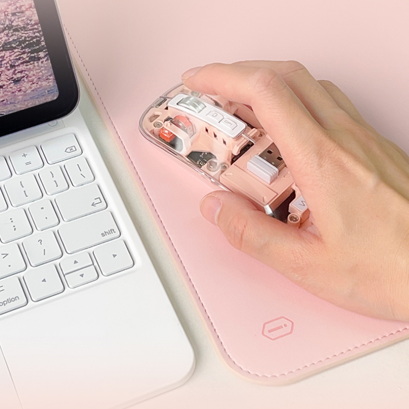 Transparent Wireless Silent Bluetooth Mouse