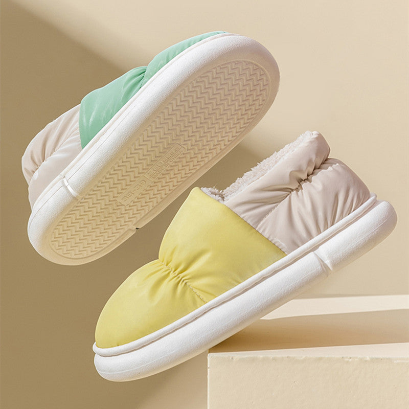 Non-Slip Waterproof Cotton Slippers