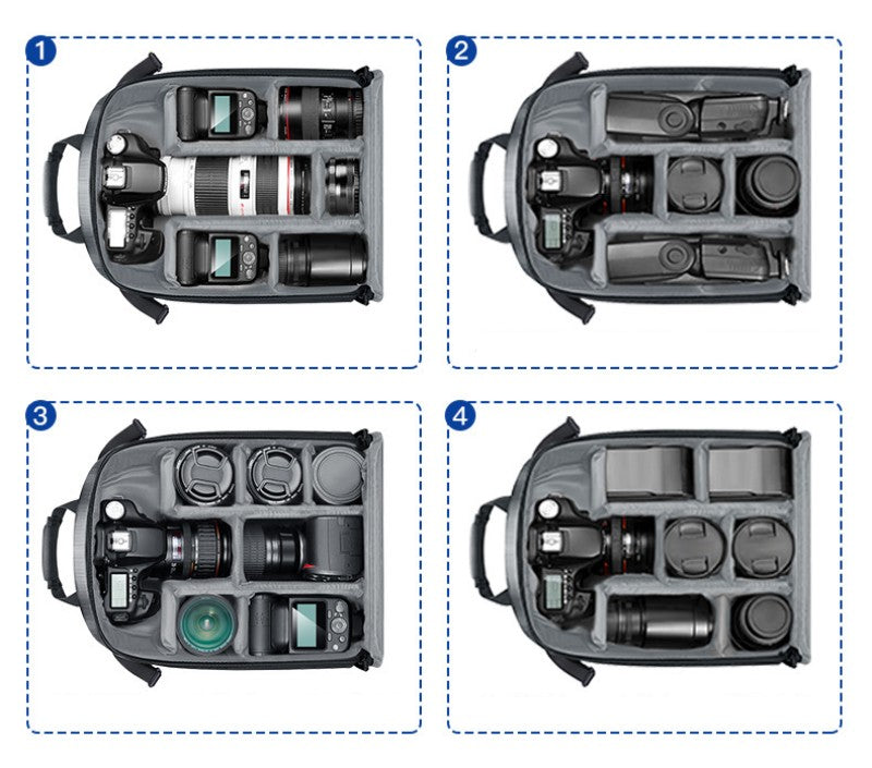 Outdoor Convenient Dual Shoulder Camera Storage Backpack