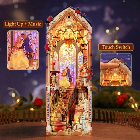 Beauty and The Beast DIY Wooden Book Nook Kit