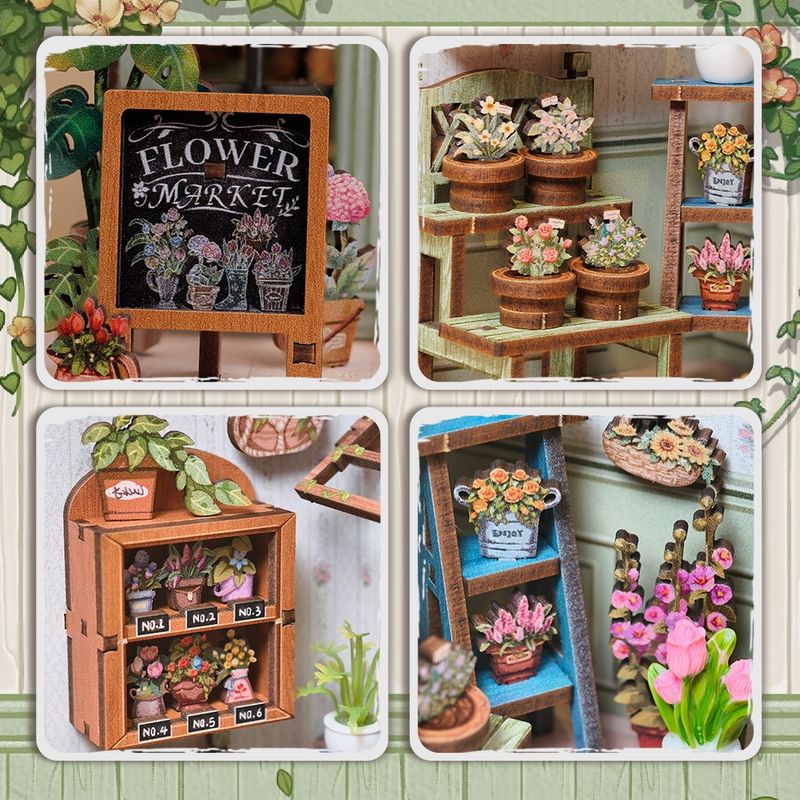 Champs-Élysées Florist DIY Book Nook Kit