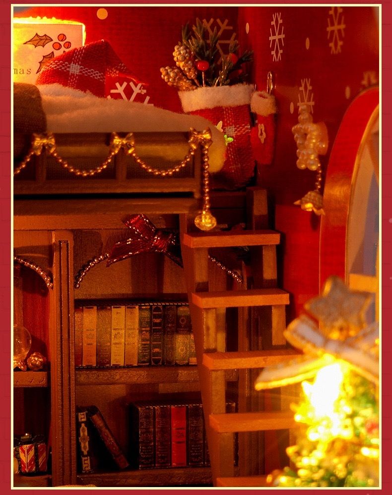 Christmas Diary DIY Book Nook Kit