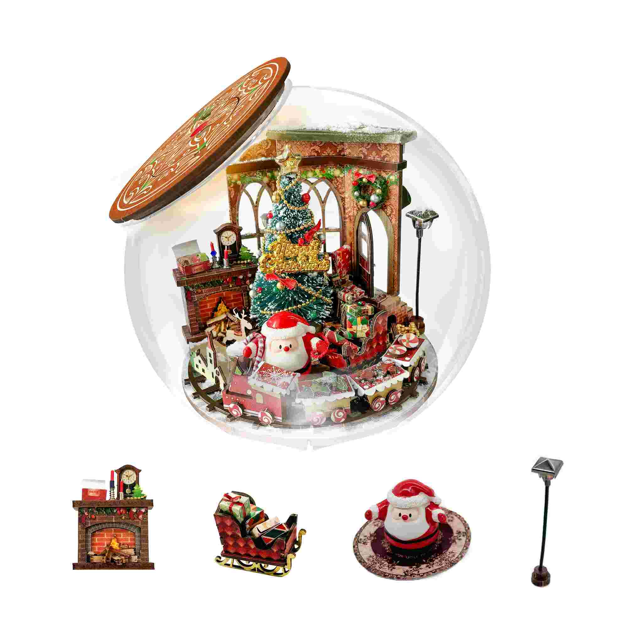 Christmas Prologue DIY Miniature Dollhouse Kit