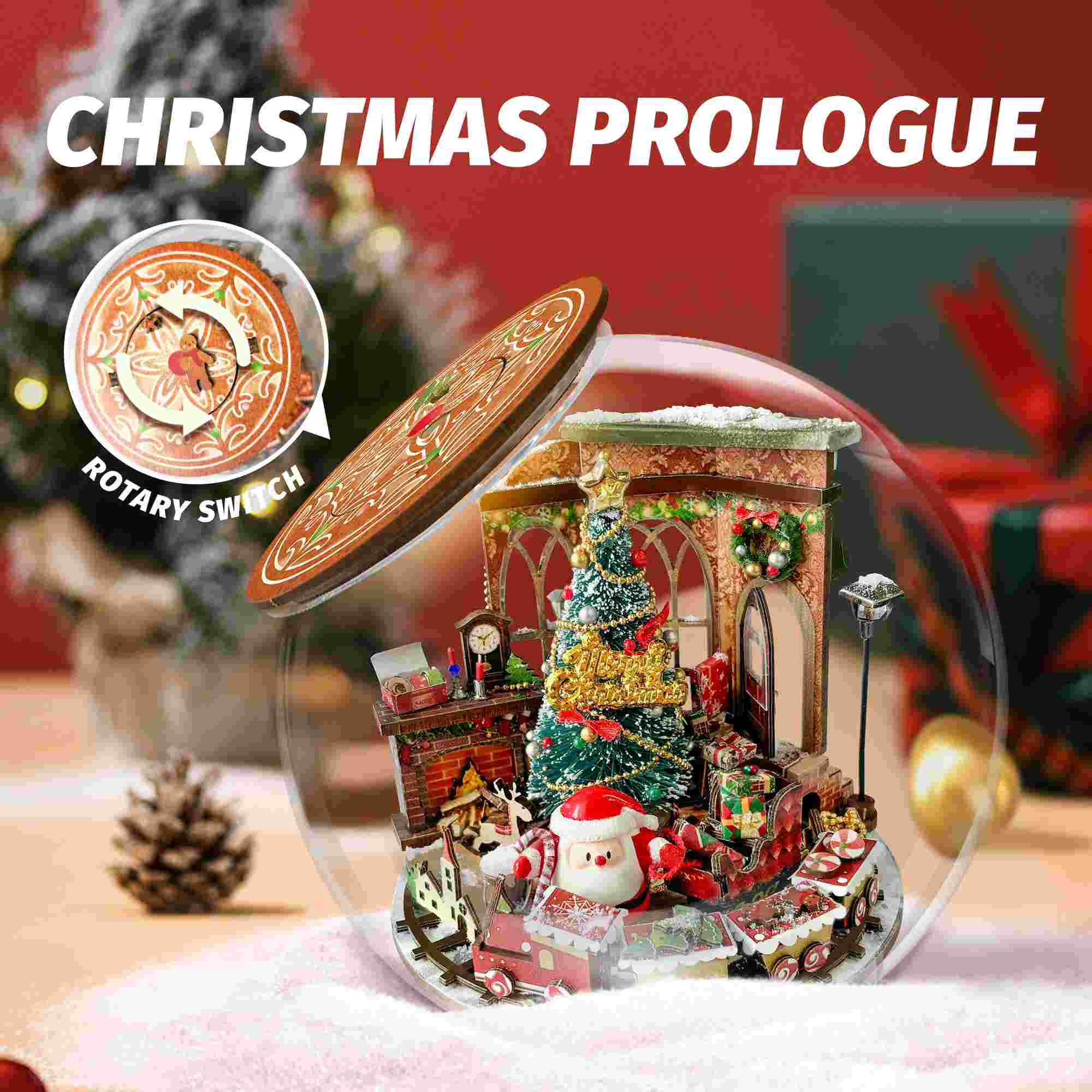 Christmas Prologue DIY Miniature Dollhouse Kit