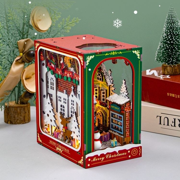 Christmas Winter DIY Book Nook Kit