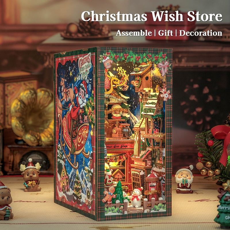 Christmas Wish Store DIY Book Nook Kit