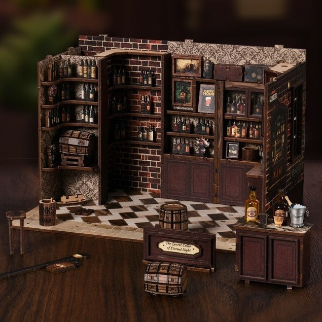 Corner Tavern DIY Miniature House Kit