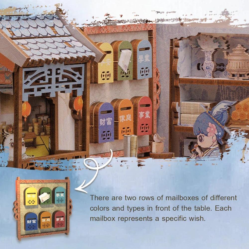 Azure Phoenix Lodge DIY Book Nook Kit