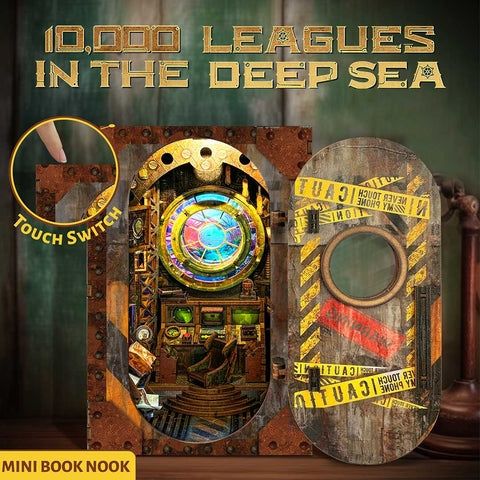 Deep Sea Submarine DIY Book Nook Kit