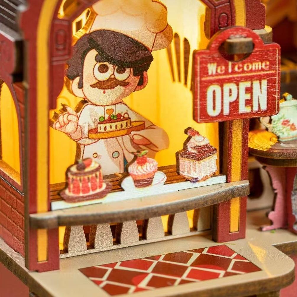Dessert Workshop 3D Wooden Mechanical Puzzle