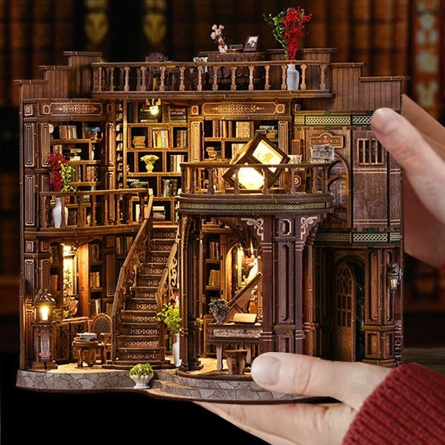 Dreamy Book Hall DIY Miniature House Kit