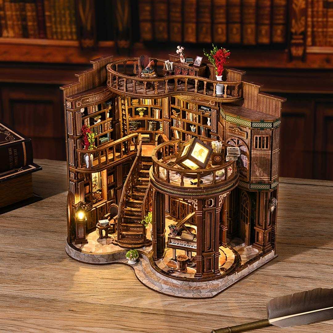 Dreamy Book Hall DIY Miniature House Kit