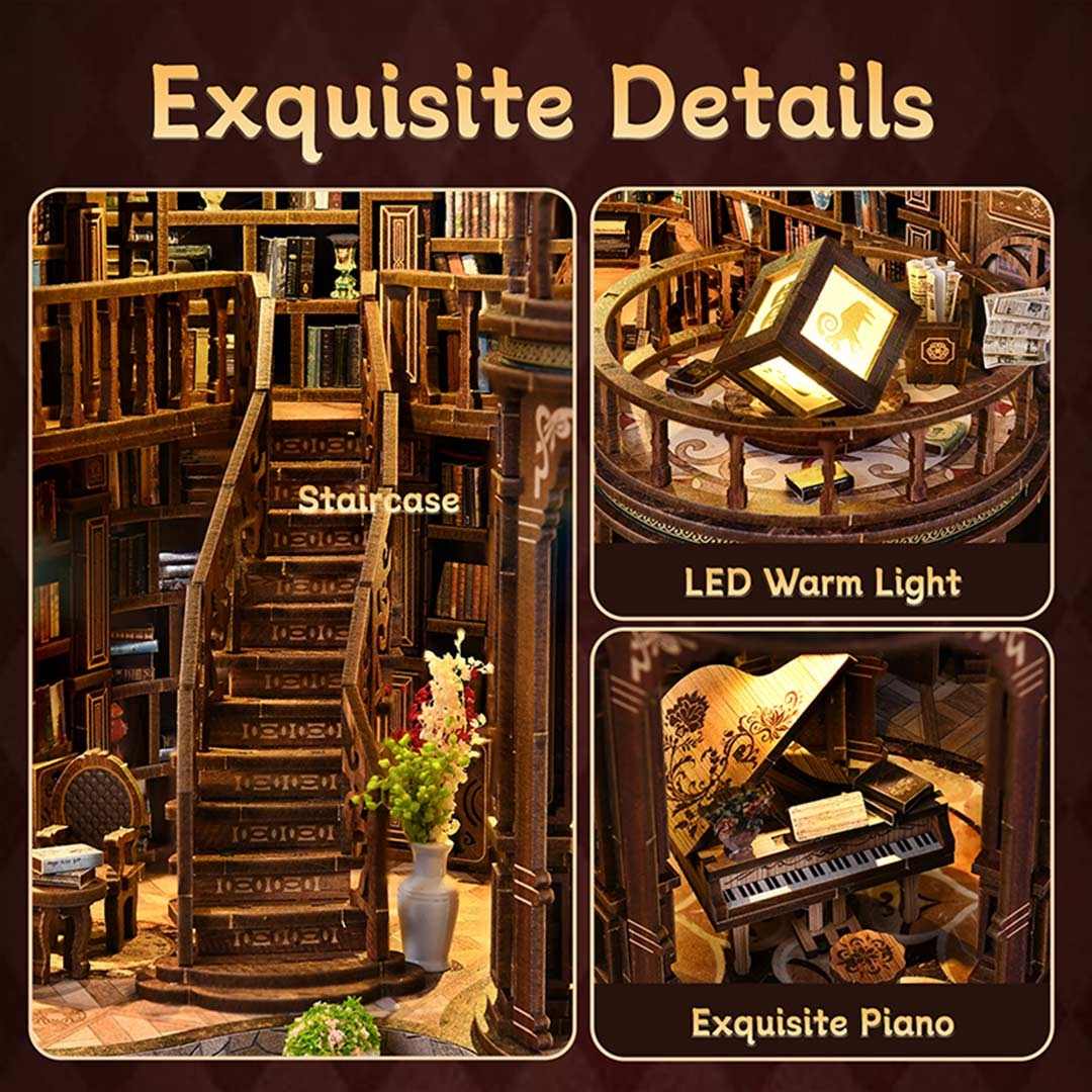 Dreamy Book Hall DIY Miniature House Kit