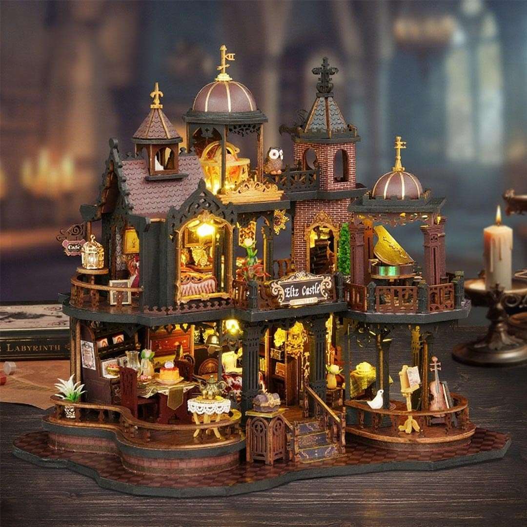 Edinburgh Castle DIY Miniature House Kit