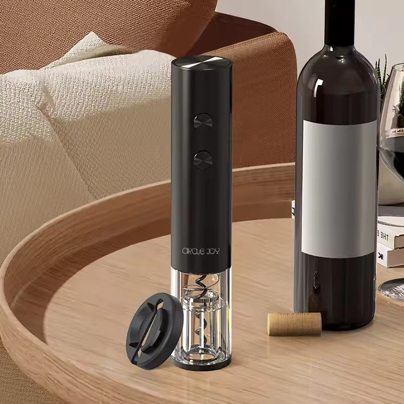Electric Wine Opener with Foil Cutter and LED Light