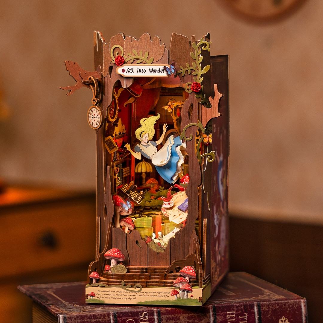 Fall into Wonder DIY Book Nook | Shelf Insert