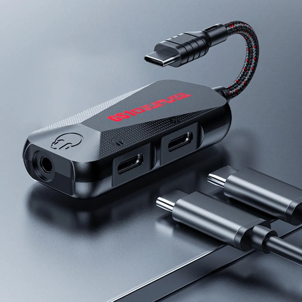 Multifunctional Hi-Res Mobile Gaming 3 in 1 Lightning Adapter