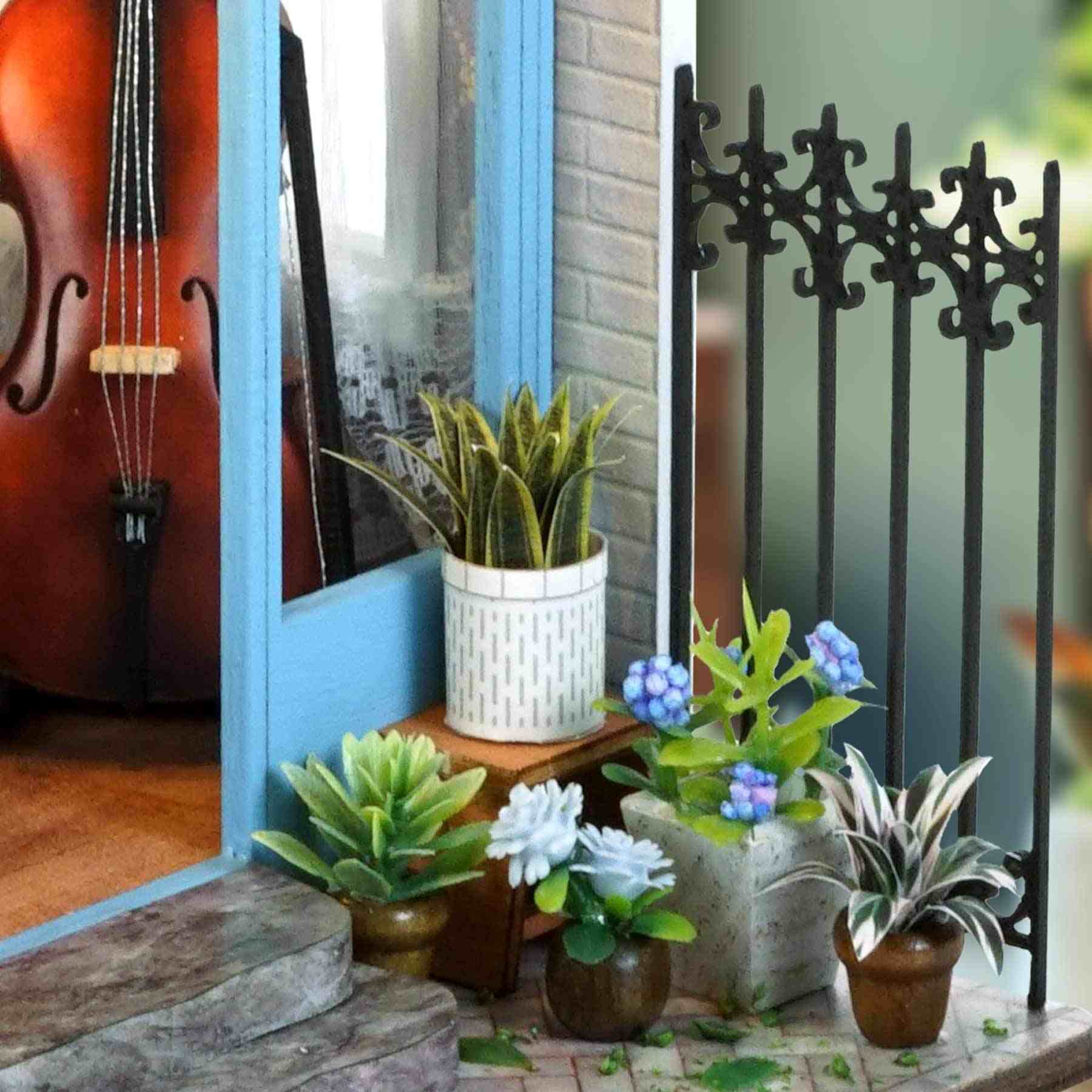 Garden Music House DIY Dollhouse Kit | Happy Symphony Series