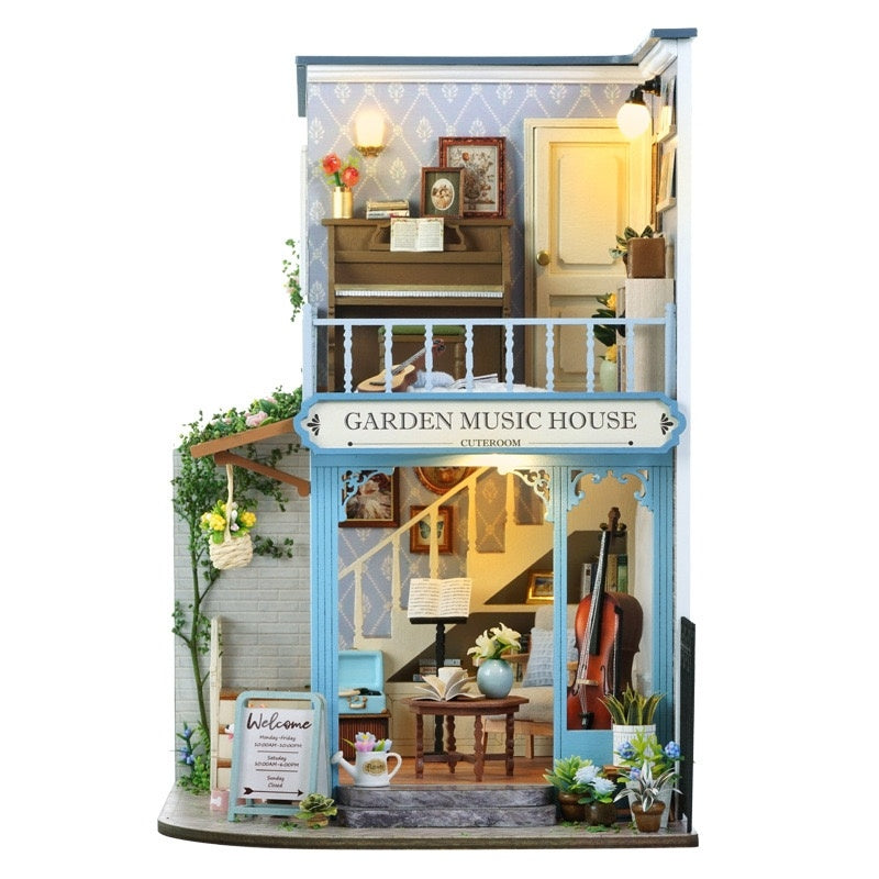 Garden Music House DIY Dollhouse Kit | Happy Symphony Series
