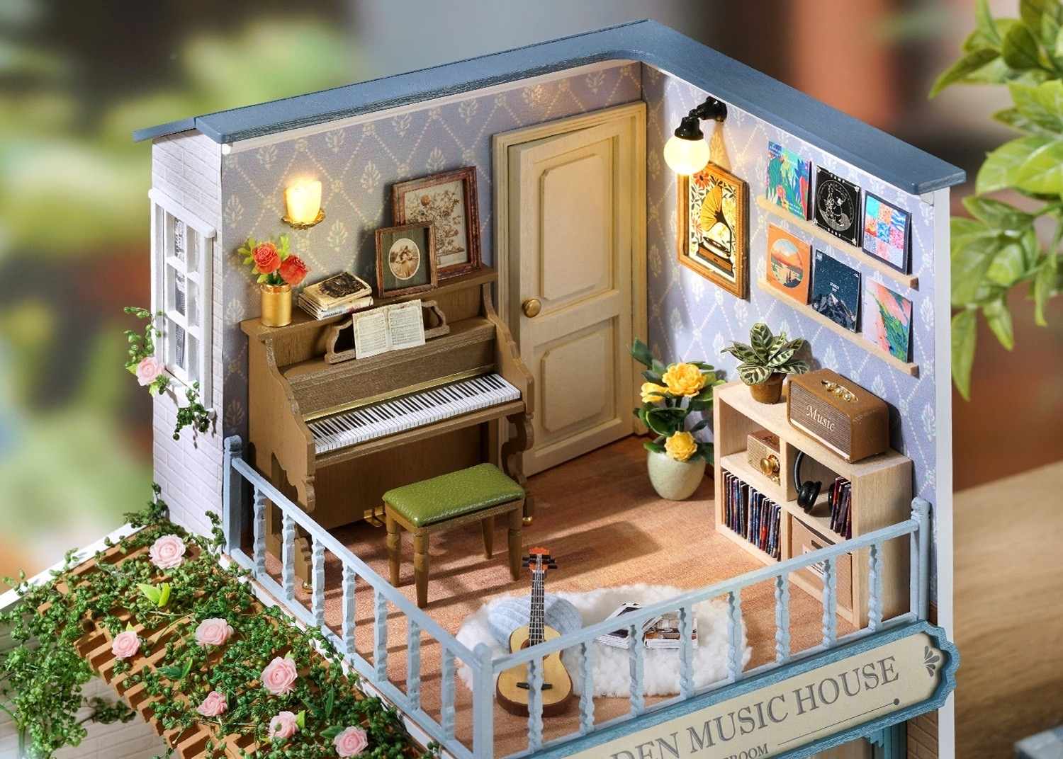 Garden Music House DIY Dollhouse Kit | Happy Symphony Series