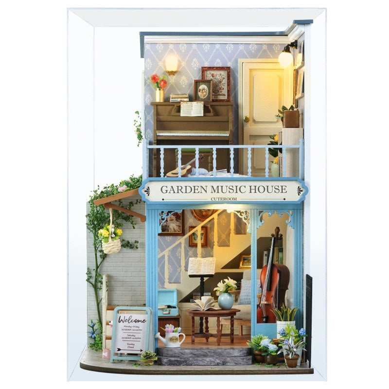 Garden Music House DIY Dollhouse Kit | Happy Symphony Series