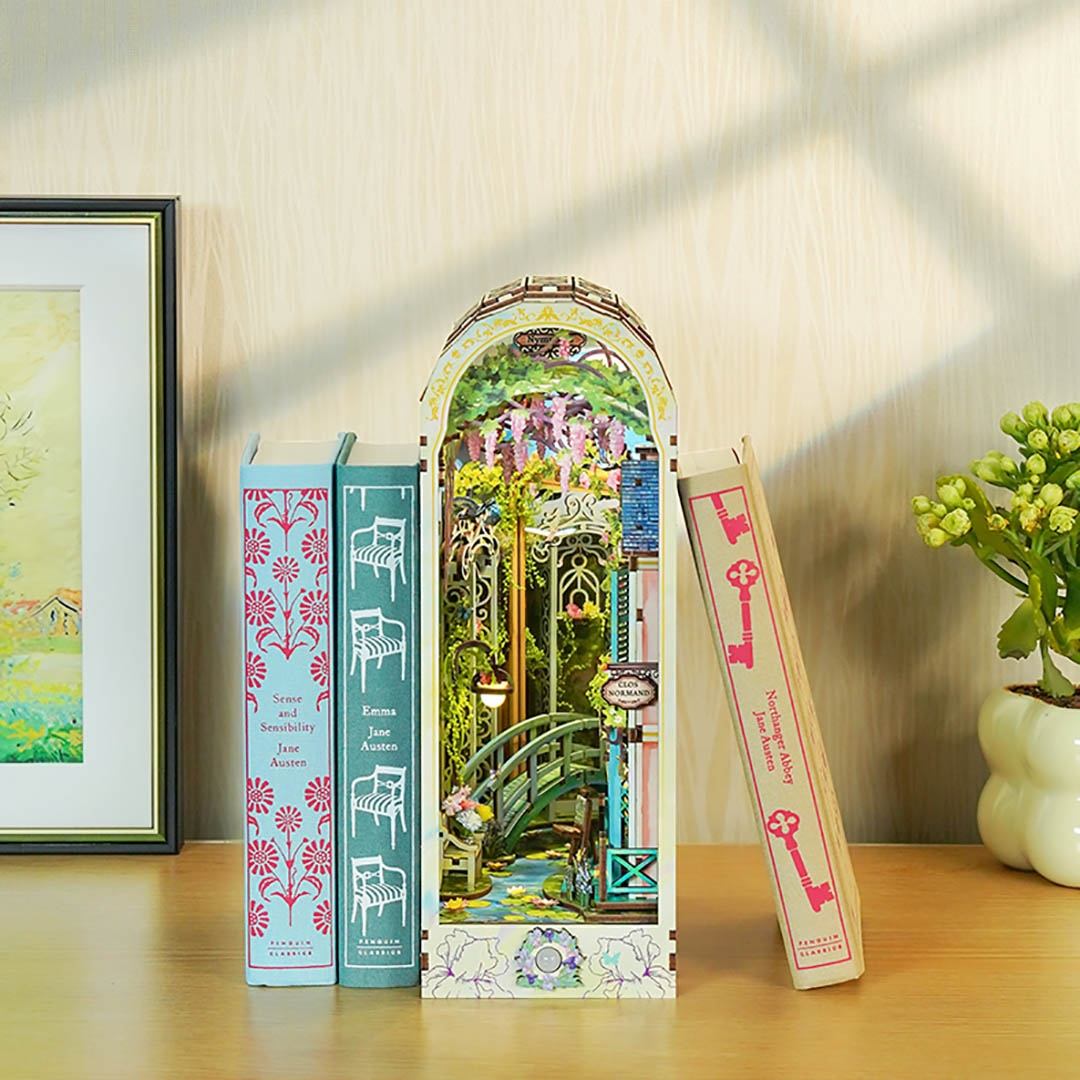 Giverny Garden DIY Wooden Book Nook Kit