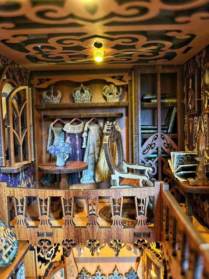 Gorgeous Wardrobe of Duchess 3D Wooden Book Nook