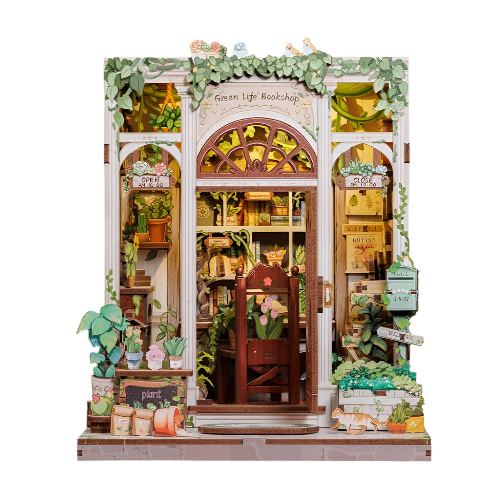 Green Life Bookshop DIY Book Nook Kit